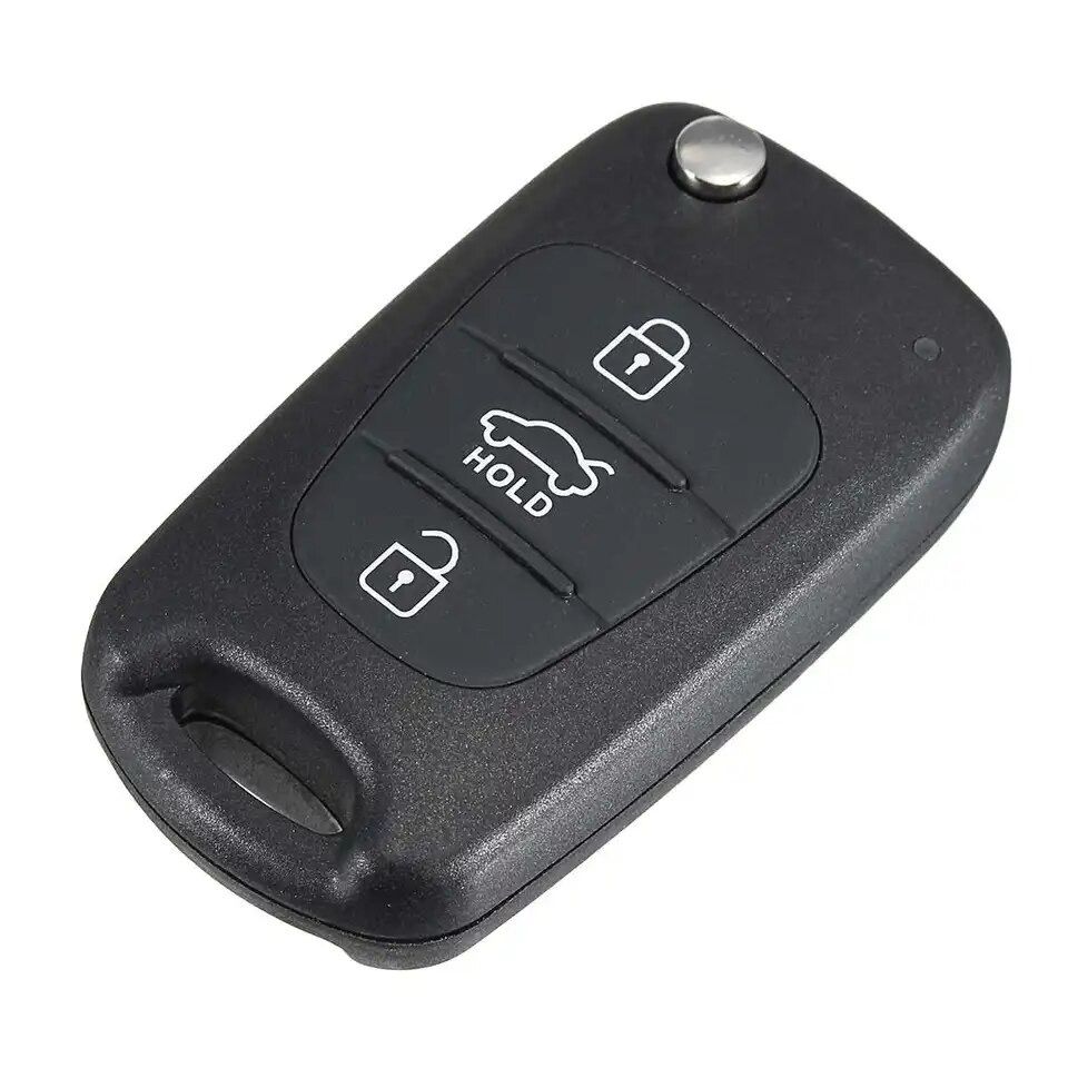 For Kia Soul Sedona Carens Optima 3 Button Car Key Fob Shell Case