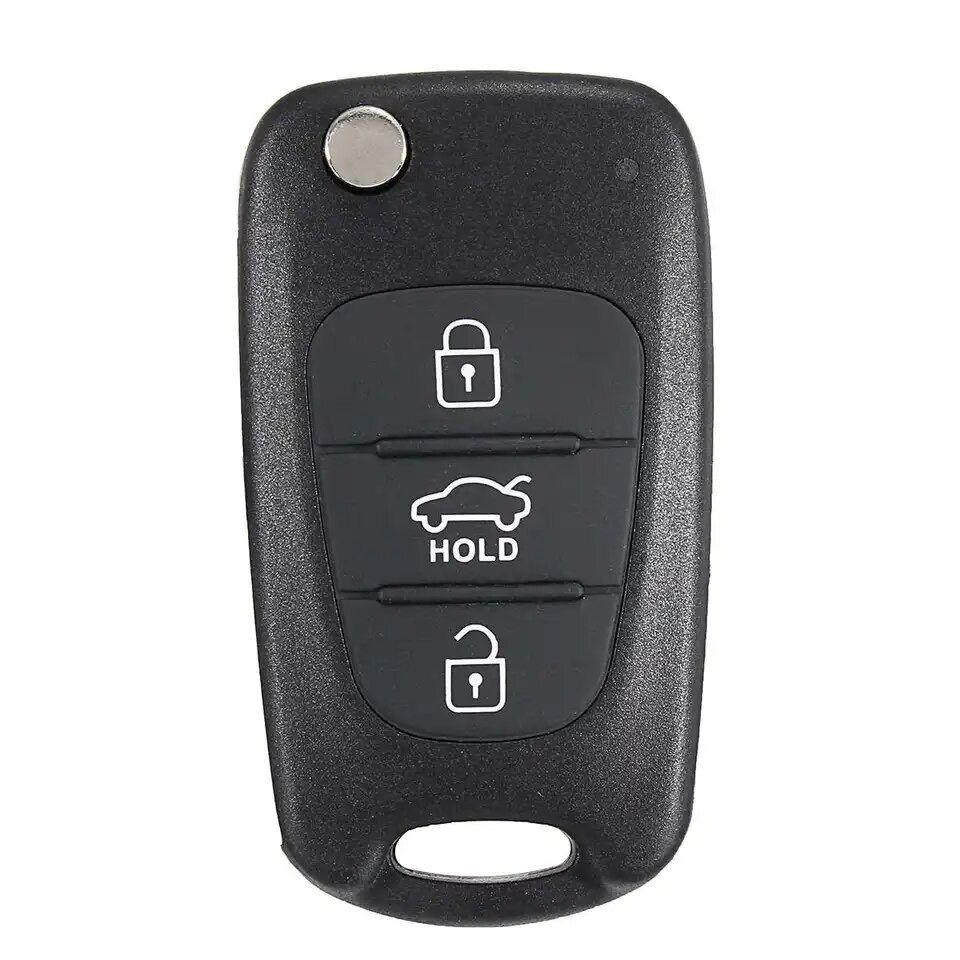 For Kia Soul Sedona Carens Optima 3 Button Car Key Fob Shell Case