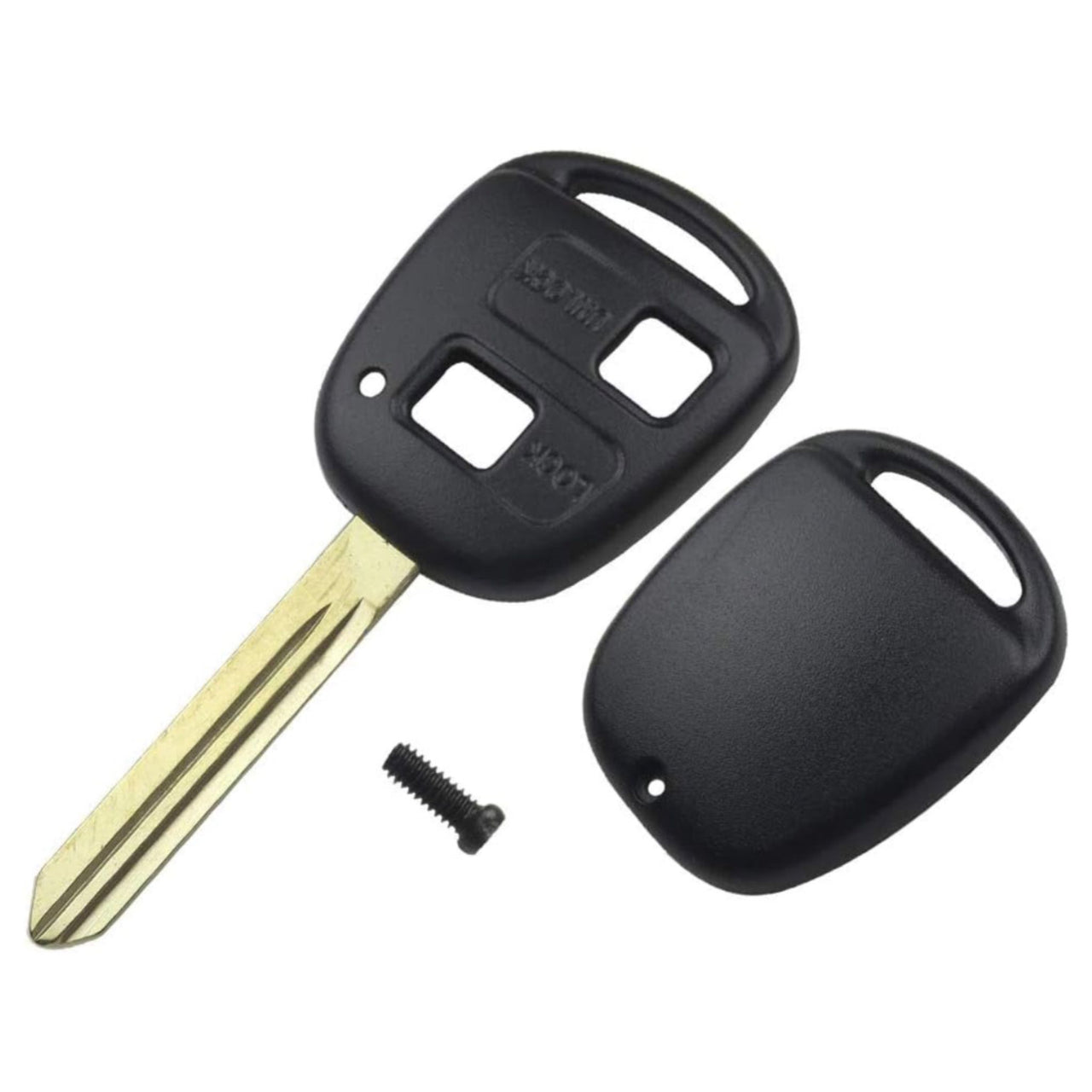 For Toyota Avensis Corolla Yaris TOY47 2 Button Remote Car key Fob Shell Case