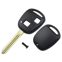 Thumbnail for For Toyota Avensis Corolla Yaris TOY47 2 Button Remote Car key Fob Shell Case