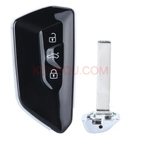 Thumbnail for Modified Remote Key Shell Case Fob 3 Buttons for Volkswagen MQB Golf MK8 Polo Tiguan Skoda Superb Octavia SEAT Leon Ibiza HU66 / HU162