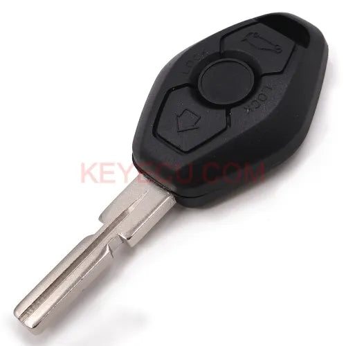 Remote Key Shell 3 Button Cupronickel Key Blade for BMW HU58 No Word