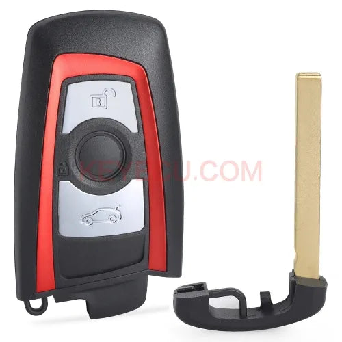 Red YGOHUF5662, YGOHUF5767, YGOHUF5661 Smart Remote Key Fob 3 Button 315MHz/433MHZ/868MHZ PCF7953 / PCF7945 for BMW F Chassis FEM / BDC CAS4 CAS4+