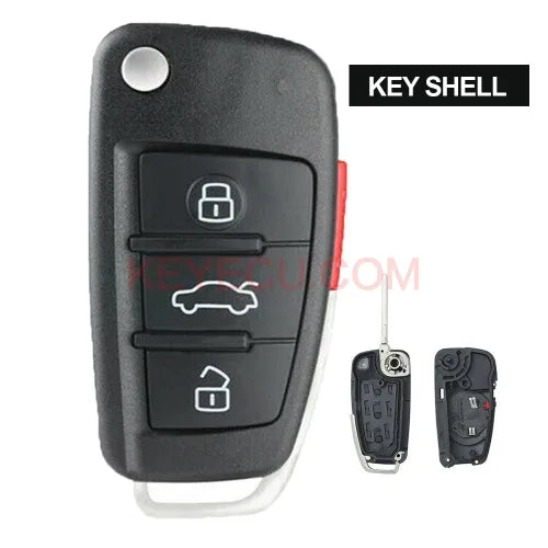 Remote Key Shell for Audi A3 A4 A6 Q5 Q7 S5 S6 Quattro TT 2006-2010 MYT-4073A