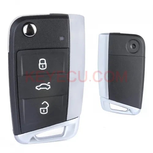 3 Button Modified Folding Remote Case Shell For Volkswagen VW Golf 7 GTI MK7 Skoda Octavia A7 Seat Key Cover