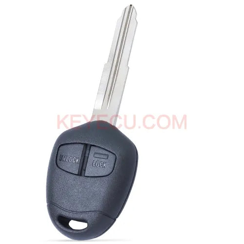 Top Quality Remote Key Shell 2 Button for Mitsubishi Pajero Triton Lancer Evo Left Blade