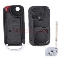 Thumbnail for Flip Remote Key Shell 1 Button for Mercedes-Benz C E ML S HU39 Blank Blade