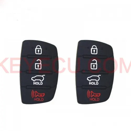 Replacement Remote Key Rubber Pad for Hyundai Tuscon Key Button 4 Button