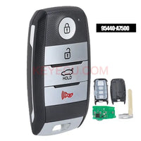 Thumbnail for PN: 95440-A7500 Smart Remote Key 4 Button 433MHz 8A Chip for 2014 2015 2016 Kia Forte FCCID: CQOFN00040