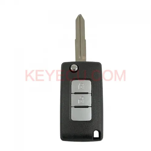 M6370B882 Flip Remote Key 2 Button 433MHZ ID46 Fob For Mitsubishi Pajero 2015 2016 2017 2018 2019 2020 2021