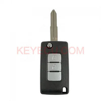 Thumbnail for M6370B882 Flip Remote Key 2 Button 433MHZ ID46 Fob For Mitsubishi Pajero 2015 2016 2017 2018 2019 2020 2021