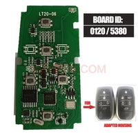 Thumbnail for Lonsdor Universal Board ID: 0120 / 5380 314.3MHz / 433MHz for Toyota Smart Key PCB Work for K518 Key Tool