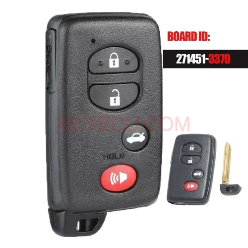 271451-3370 E Board Smart Prox Key Remote ASK 314.3MHz/433.92MHz for Toyota Corolla Avalon HYQ14AAB