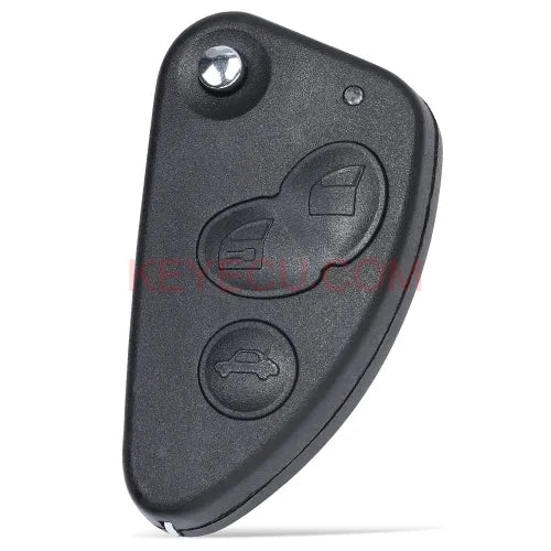 Remote Car Key Combo Flip Fob 2B/ 3 Button With Uncut SIP22 Blade 433MHZ ID48 Chip for Alfa Romeo 147 156 166 GT