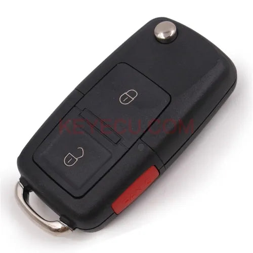 Flip Remote Key 315MHZ/433MHz ID46 2+1 Button VW B5 Style for Hyundai Tucson