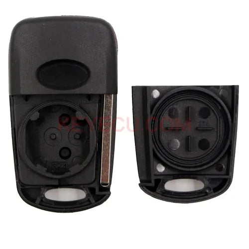 Folding Remote Key Shell 3 Button for Hyundai Accent