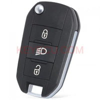 Thumbnail for 433MHz 4A Chip Flip Remote Key Fob 3 Button HU83/VA2 Blade for Peugeot 308 4008 for Citroen Aircross C3 C5 C6