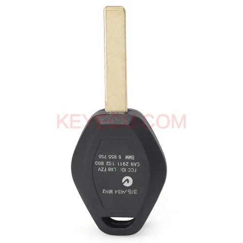 Remote Key Shell 3 Button for BMW HU92 (Backside With The Words 315MHZ)