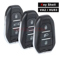 Thumbnail for Smart Remote Car Key Shell 3 Buttons Fob for Peugeot 5008 508 2020 2021 HU83 / VA2 Blade