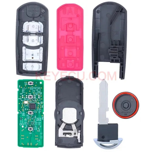 FCC ID: WAZSKE13D01 315MHz 4 Button Smart Remote Key Fob for 2017 2018 2019 2020 Fiat 124 Spider, for Toyota, SCION ,ABARTH