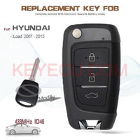 Thumbnail for Upgrade Remote Key 1 Button 433MHz ID46 Fob for KIA ILOAD 2007 2008 2009 2010 2011 2012 2013 2014 2015 HYN14 Blade