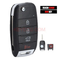 Thumbnail for OEM/Aftermarket 95430-A7400 for 2014-2016 KIA FORTE FORTE5 KOUP REMOTE FLIP KEY FOB OSLOKA-870T