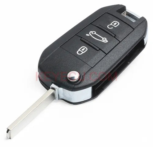 433MHz 4A Chip Flip Remote Key Fob 3 Button HU83/VA2 Blade for Peugeot 308 4008 for Citroen Aircross C3 C5 C6