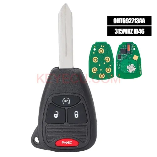 OHT692713AA 315MHz ID46 for 2007-2017 JEEP WRANGLER PATRIOT COMPASS KEY FOB TRANSMITTER REMOTE TO START