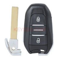 Thumbnail for Smart Remote Car Key Shell 3 Buttons Fob for Peugeot 5008 508 2020 2021 HU83 / VA2 Blade