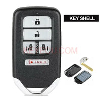 Thumbnail for 5 Button Smart Remote Key Shell Fob for Honda Odyssey 2014 2015 2016 2017 FCC ID: KR5V1X A2C80084600