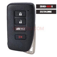 Thumbnail for Board ID: 281451-0020 G Smart Remote Key 4 Button Fob 314.3MHz for Lexus GS350 GS450 ES350 ES300 2013-2020 FCCID: HYQ14FBA