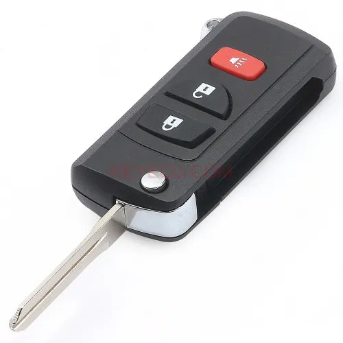 Modified Flip Remote Key Shell 3 Button for Nissan Pathfinder Titan Xterra Quest Frontier Murano