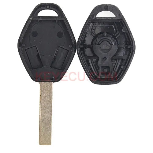 Remote Key Shell 3 Button Cupronickel Key Blade for BMW HU92 No Word