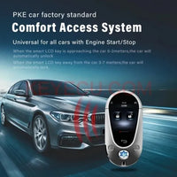 Thumbnail for K700 Modifited Smart LCD Key for BMW Benz Audi Land Rover Buick Honda VW Toyota Ford Fiat all Original Cars with One-Key Start