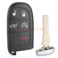 Thumbnail for 5 Button Smart Remote Key shell Case Fob for Dodge Jeep Compass Fiat 500 500L 500X