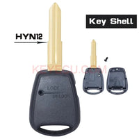 Thumbnail for HYN12 Uncut Side 1 Button Remote Key Shell Case Fob to Suit Hyundai iLoad iMax Getz Accent