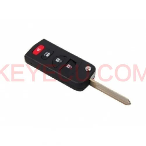 Modified Flip Remote Key Shell 4 Button for Nissan Altima