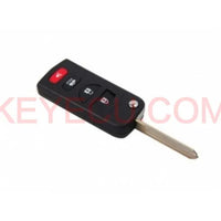 Thumbnail for Modified Flip Remote Key Shell 4 Button for Nissan Altima