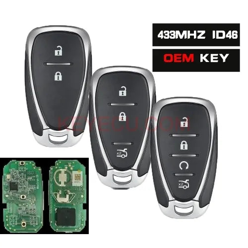 OEM Smart Remote Key Fob 2B/3B/4B 433MHz ID46 for Holden Astra Commodore ZB / RS Astra 2016-2021 & Logo