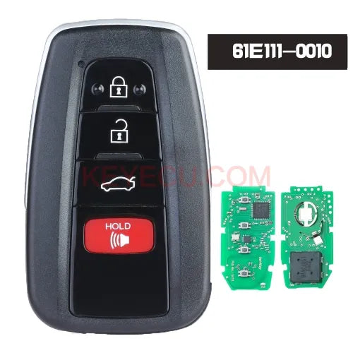 Board ID: 61E111-0010 for Toyota C-HR 2018 2019 2020 2021 Smart Remote Car Key 314.3MHz FCCID: MOZBR1ET