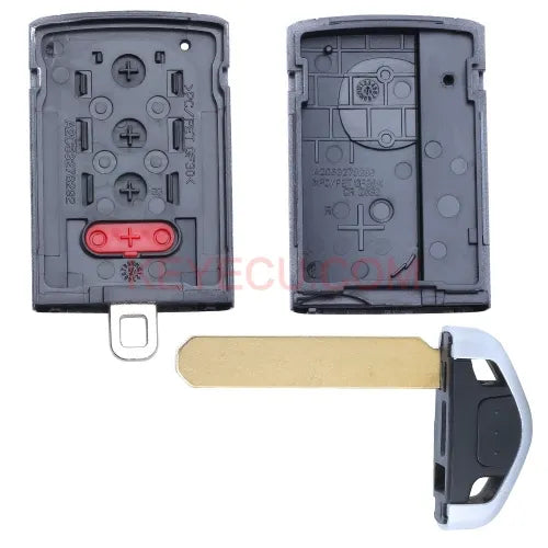 Smart Remote Key Shell Fob 3+1 Buttons for Acura TL 2009-2014 +Uncut Blade