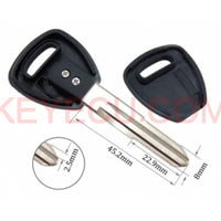 Thumbnail for 5PCS/LOT Transponder Key Shell For Honda 2.3 (No Logo)