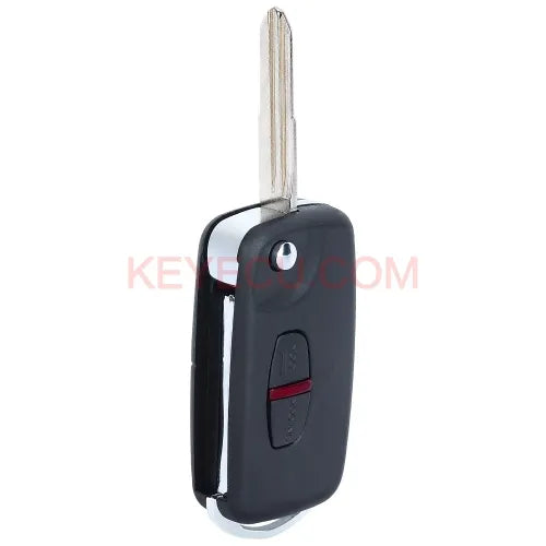 Mofiied Flip Remote Key 2 Buttons 315/433MHz for Mitsubishi Mirage 2012 2013 2014 2015 2016