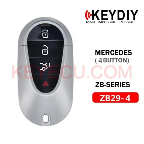 KEYDIY ZB series ZB29-3 ZB29-4 Universal Smart Key Remotes Key for Benz Car Keys KD-MAX KD900 URG200 KD-X2 Mini KD