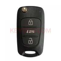 Thumbnail for HM-T030 OEM Genuine Flip Key Fob Keyless Remote 2 Button PCF7936 433MHz For Hyundai I25 2010+