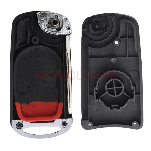 Modified Flip Folding Remote Key Shell Case 4 Button Fob for NISSAN Maxima Sentra 2000-2006