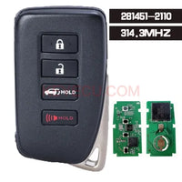 Thumbnail for Board ID: 281451-2110 AG, FCCID: HYQ14FBA Keyless Remote Fob Smart Key for Lexus LX570 NX200t NX300h 2015 2016 2017 2018 2019