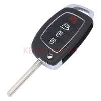 Thumbnail for Replacement 4B Remote Key Shell Case for Hyundai IX35 2011-2013 Tucson 2011-2014