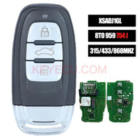 Thumbnail for Xhorse XSADJ1GL VVDI 754J 315/433/868MHZ 3 Button Smart Key PCB for Audi A6L A7 Q5 A4L A8L 2013-2019 for VVDI BCM2 Adapter (frequency can be adjusted)