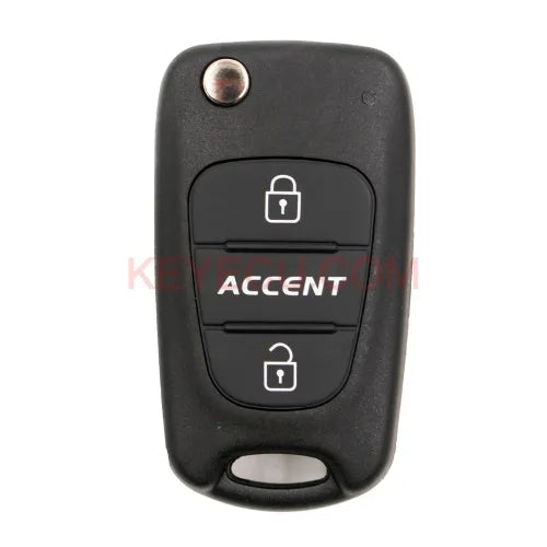 Folding Remote Key Shell 3 Button for Hyundai Accent